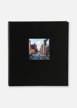 Bella Vista Fotoalbum Sort - 30x31 cm (100 Hvide sider / 50 blade)