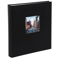 Bella Vista Fotoalbum Sort - 30x31 cm (100 Hvide sider / 50 blade)