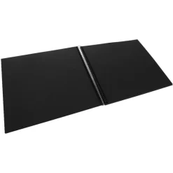 Bella Vista Spiralalbum Fuchsia - 35x30 cm (40 Sorte sider / 20 blade)