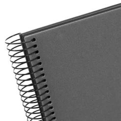 Bella Vista Spiralalbum Grå - 35x30 cm (40 Sorte sider / 20 blade)