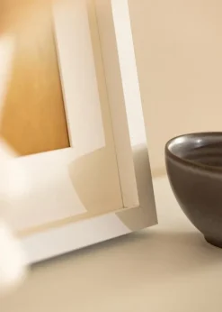 BGA Kasseramme Hvid 50x70 cm - Passepartout Hvid 42x59,4 cm