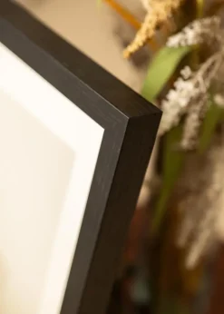 BGA Kasseramme Sort 32x32 cm - Passepartout Hvid 9x9 inches