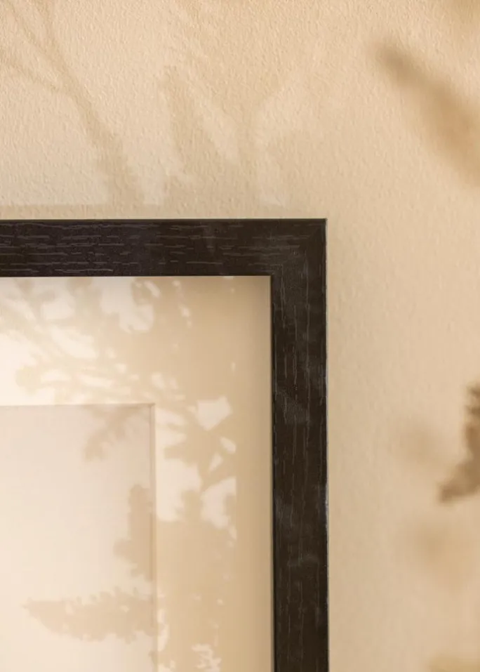 BGA Kasseramme Sort 30x45 cm - Passepartout Hvid 20x35 cm