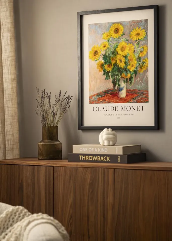 BGA Kasseramme Sort 40x50 cm - Passepartout Hvid 12x16 inches