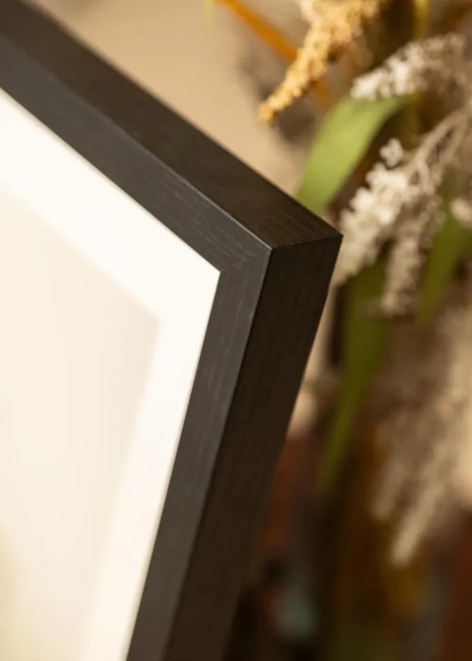 BGA Kasseramme Sort 60x80 cm - Passepartout Hvid 49,3x69,3 cm