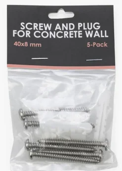 BGA Skrue og plug til betonvæg - 5-pack (40x8 mm)
