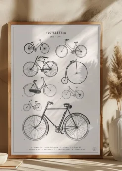 Bicyclettes Plakat (21x29.7 cm (A4))