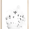 Bird Head B&W Plakat (50x70 cm)