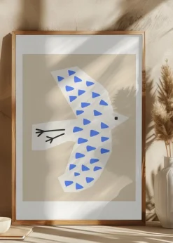 Bird Latte Plakat (21x29.7 cm (A4))