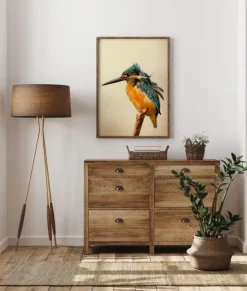 Bird On Tree Plakat (21x29.7 cm (A4))