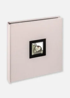 Black & White Album Grå - 26x25 cm (50 Sorte sider / 25 blade)