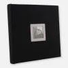 Black & White Album Sort - 26x25 cm (50 Sorte sider / 25 blade)