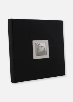 Black & White Album Sort - 26x25 cm (50 Sorte sider / 25 blade)