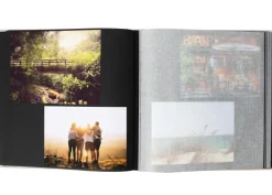 Black & White Album Sort - 30x30 cm (50 Sorte sider / 25 blade)