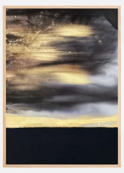 Black and Gold Plakat (21x29.7 cm (A4))