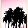 Black palms Plakat (21x29.7 cm (A4))