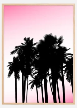 Black palms Plakat (21x29.7 cm (A4))