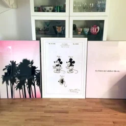 Black palms Plakat (21x29.7 cm (A4))