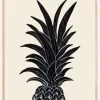 Black Pineapple Plakat (21x29.7 cm (A4))