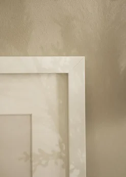 Blocky Hvid 85x115 cm - Passepartout Hvid 70x100 cm