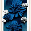 Blue Blossoms Plakat (21x29.7 cm (A4))