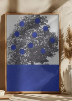 Blue Fruits Plakat (21x29.7 cm (A4))