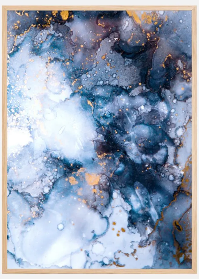 Blue is the color Plakat (21x29.7 cm (A4))