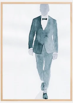 Blue Plakat (21x29.7 cm (A4))