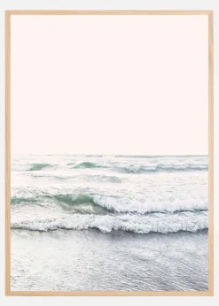 Blush Ocean Plakat (21x29.7 cm (A4))