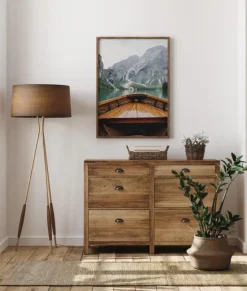 Boat In The Loch Plakat (21x29.7 cm (A4))