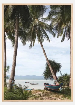 Boats In Thailand Plakat (21x29.7 cm (A4))