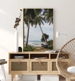 Boats In Thailand Plakat (21x29.7 cm (A4))