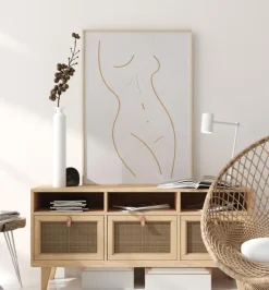 Body Lines IV Plakat (21x29.7 cm (A4))