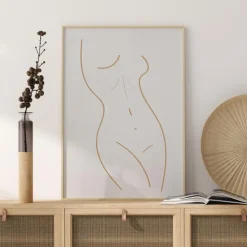 Body Lines IV Plakat (21x29.7 cm (A4))