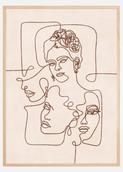 Bohonewart Lines Plakat (21x29.7 cm (A4))