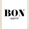Bon appetit Plakat (21x29.7 cm (A4))