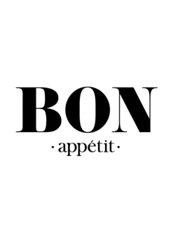 Bon appetit Plakat (21x29.7 cm (A4))