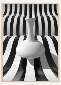 Bottle and Strips Plakat (21x29.7 cm (A4))