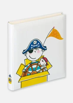 Børnealbum Piratbørnehave - 28x30,5 cm (50 Hvide sider / 25 blade)