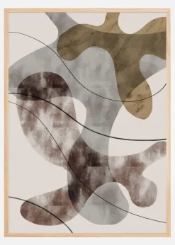 Brown Seaweed Plakat (21x29.7 cm (A4))