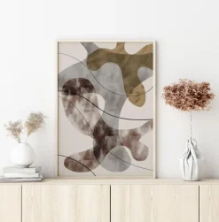 Brown Seaweed Plakat (21x29.7 cm (A4))