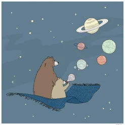 Bubbles Plakat (30x30 cm)