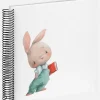 Bunny Nosey Spiralalbum Hvid - 24x24 cm (40 Hvide sider / 20 ark)