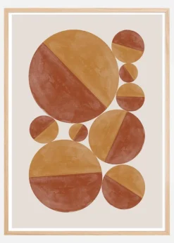 Burnt Orange Bols Plakat (21x29.7 cm (A4))