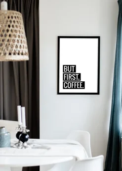 But First Coffee Plakat (21x29.7 cm (A4))