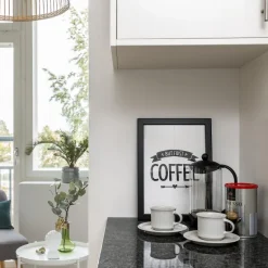 But first coffee Retro Plakat (21x29.7 cm (A4))