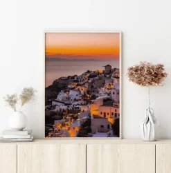 Calispera Santorini Plakat (21x29.7 cm (A4))