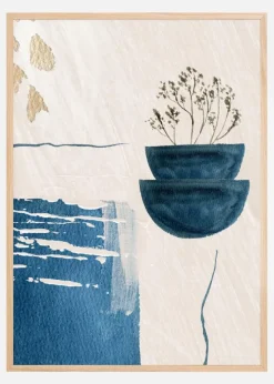 Calm Blues Plakat (21x29.7 cm (A4))