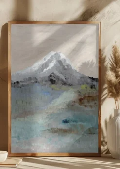 Calm mountainscape Plakat (21x29.7 cm (A4))