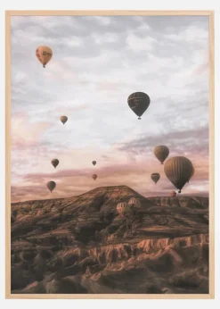 Cappodocia Hot Air Balloon Plakat (21x29.7 cm (A4))